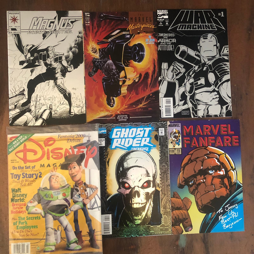 Mixed Lot of Marvel Comics Magazine w/ NWT Disney Fantasia 2000 Toy Story